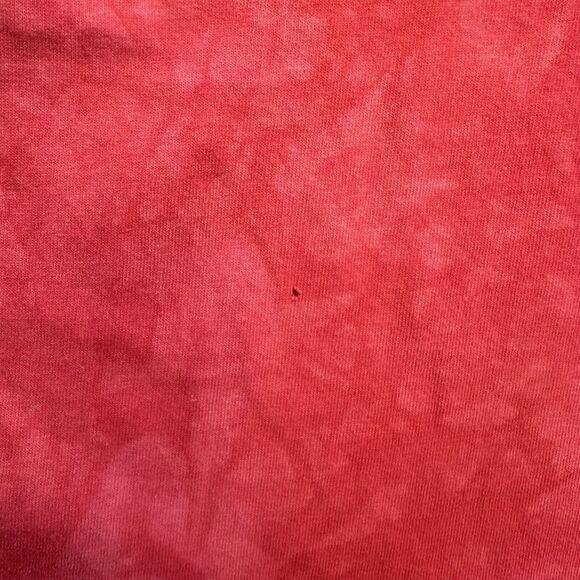 Vintage Christmas Shirt Mens Large L Red White Snowflakes Tie Dye Single Stitch - Picture 5 of 12